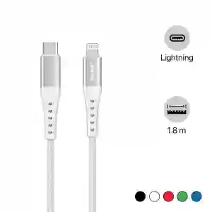 Cáp Type-C to Lightning Jinya Bọc Dù 1.8m