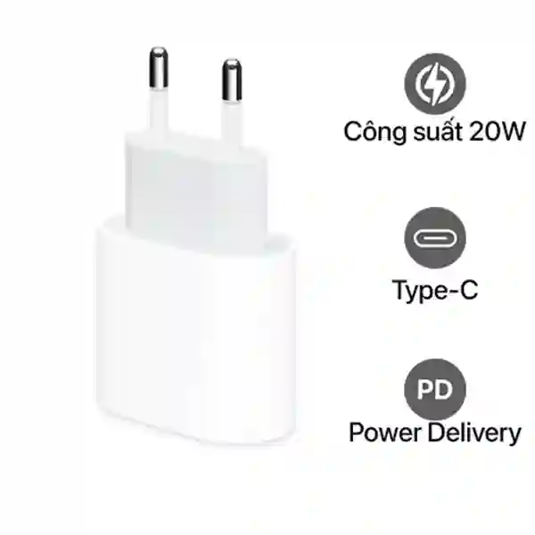 Cốc sạc nhanh Apple 20W Type-C Chính Hãng MUVV3ZA