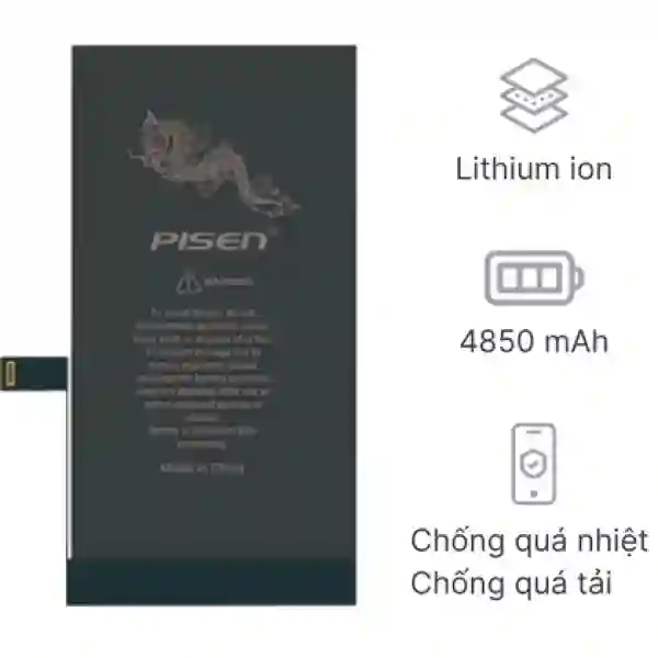 Thay pin iPhone 14 Pro Max dung lượng siêu cao chính hãng Pisen