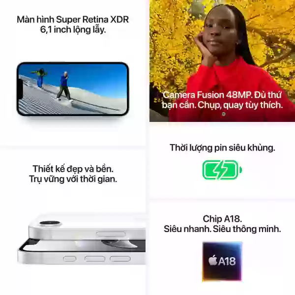 iPhone 16e 256GB - Chính hãng VN/A