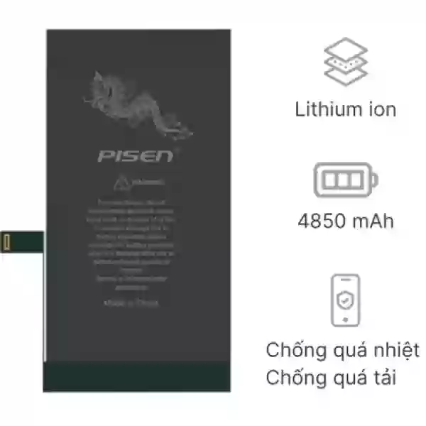 Thay pin iPhone 14 Pro Max dung lượng siêu cao chính hãng Pisen